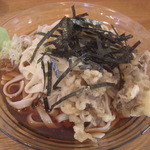 きしめん 寿々木屋 - 冷きし（大）まいたけ天(14-09)