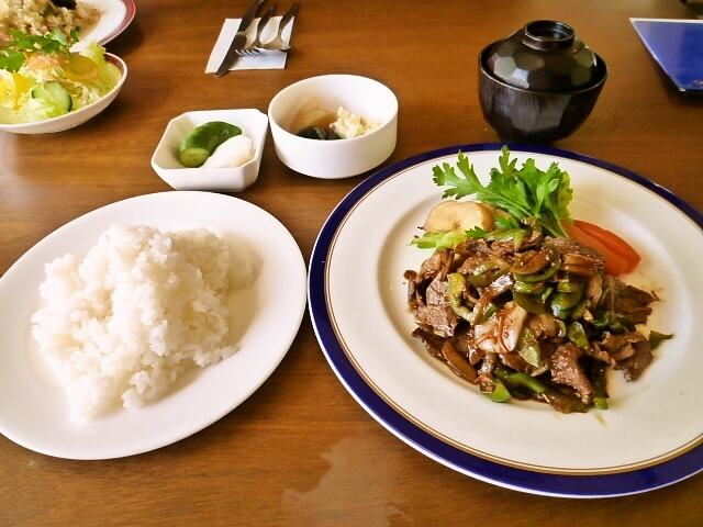 レストラン湖上 - 川辺沖（ハンバーグ）の写真