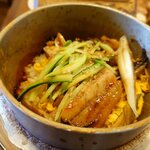 釜めし菜時記 さき亭 - 季節の釜めし：穴子ときゅうり