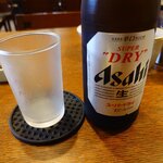 釜めし菜時記 さき亭 - 瓶ビールと冷え冷えグラス
