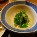 釜めし菜時記 さき亭 - 茎ワカメの中華風酢の物（ごま油風味）