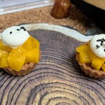 メロディア - マンゴーのタルトレット 太白ゴマ油＆ジンジャーのクリーム