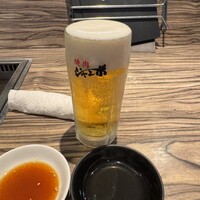 焼肉 ジャンボ はなれ - 生ビールで乾杯