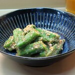 家庭料理 小川 - オクラごまあえ