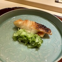 山﨑 - キンキ 白瓜のレモン漬けと