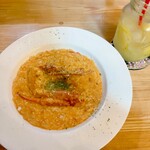 Cooking Culture Dining Any - 料理写真:ワタリガニのトマトクリームリゾーニ／レモンスカッシュ
