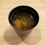 すし処 睦月 - お味噌汁
