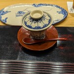 鮨旬美西川 - 梅の茶碗蒸し