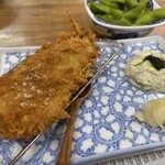 釣宿酒場 マヅメ - アジフライ