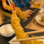 京町家 鴨しゃぶ 空 - 海老の東寺揚げ