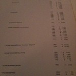 Enoteca Pinchiorri - 最初、円表示かと思ってしまった・・・ユーロです（汗）