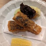 割烹　梅津 - 鰺フライ