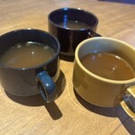 PISOLA - スープバーは1種類ですが、途中で変わりました