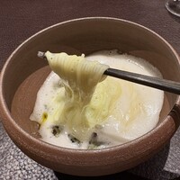 イル アオヤマ - 冷製カッペリーニ　枝豆　蓴菜