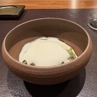 イル アオヤマ - 冷製カッペリーニ　枝豆　蓴菜