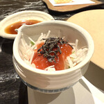 天ぷら 極 草哲 - 大根サラダ（梅ドレッシング）