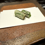 天ぷら 極 草哲 - 万願寺とうがらし