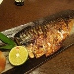 手打ちそば八轟 - とろ鯖塩焼き