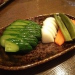 手打ちそば八轟 - ぬか漬け