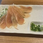 大衆とり酒場 とりいちず 広島本通り店 - 鶏生ハムの炙り刺し