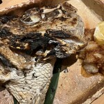 炭火食堂 凪 - 天然鯛カブト炭焼き