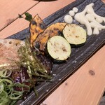 炭火食堂 凪 - 野菜焼き盛り合わせ