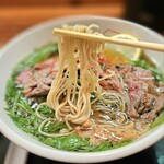 松阪牛麺 - 歯ごたえのある全粒粉の麺が秀逸✨✨