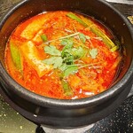 游玄亭 - ユッケジャンスープ