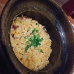 魚串さくらさく - タコととうもろこしの釜めし1,540円