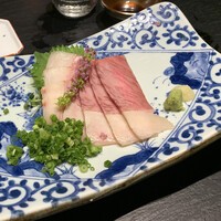 WA-DINNER き - 和牛 いちぼ 低温刺  ¥1,400