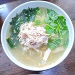麺屋 Booth - 鶏塩わさびラーメン大盛り