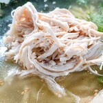 麺屋 Booth - 鶏塩わさびラーメン大盛りアップ
