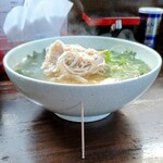 麺屋 Booth - 鶏塩わさびラーメン大盛り