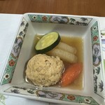 居酒屋四季 - 豚肉のつみれとお野菜の煮物