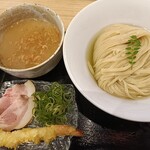 麺屋たけ井 岩出店 - 海老塩冷やしつけ麺