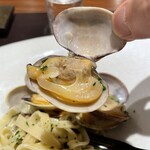 イル アオヤマ - 西浦の浅利のパスタ