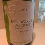 プレヴナンス - 26年7月 BOURGOGNE ALIGOTE 2011