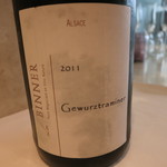 プレヴナンス - 26年7月 ALSACE Gewurztraminer BINNER 2011