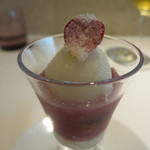 プレヴナンス - 26年7月　薔薇・グレープフルーツゼリー、ライチシャーベット