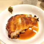 ぽん太 - 豚足カリカリ焼き。凄く美味しい。