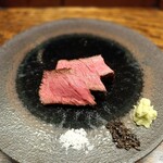 肉割烹 上 - 三田牛ランプステーキ