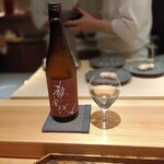 肉割烹 上 - 日本酒　雅楽代