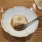 ご馳走 鉄や - お通し→胡麻豆腐