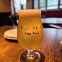 ビストロボンノ - グラスビール