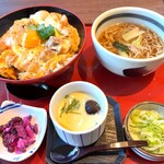 和食麵處 Sagami 敦賀店 - 純和鶏丼セット・そば（2080円）