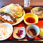 和食麵處 Sagami 敦賀店 - 梅おろしとんかつ定食（1840円）