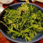 宗平 - 春菊塩昆布和え580円