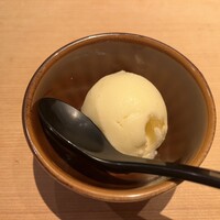 かっぽう庵 江上 - ゆずシャーベット