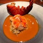 蒼洋軒 - 伊東より伊勢海老のリゾット ビスクスープ