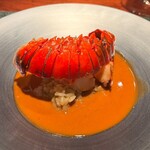 蒼洋軒 - 伊東より伊勢海老のリゾット ビスクスープ